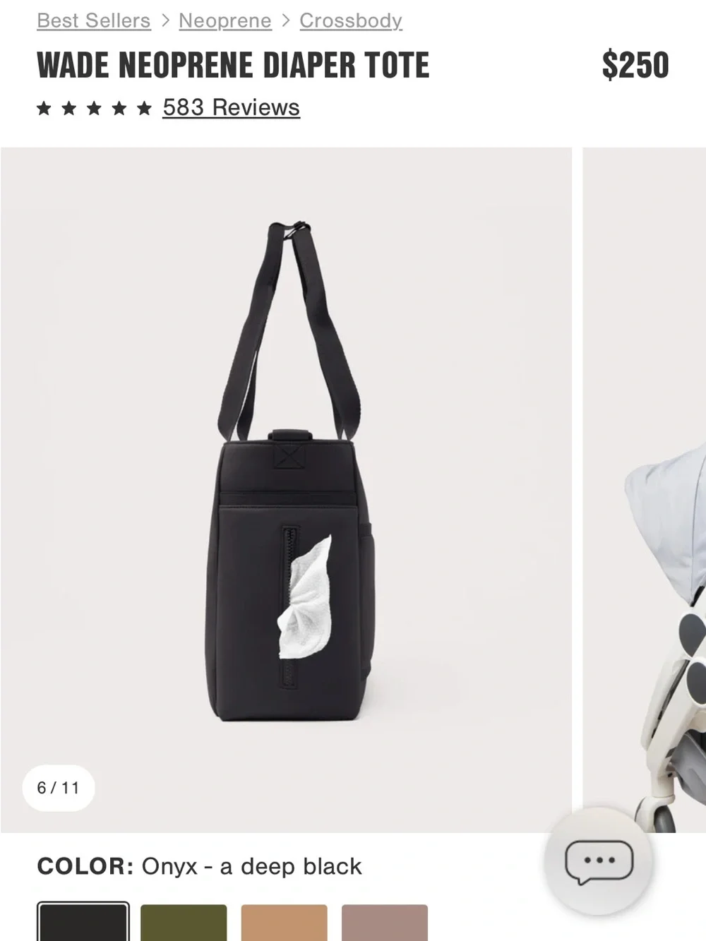 Dagne Dover Wade Diaper/Laptop Bag with Crossbody Strap